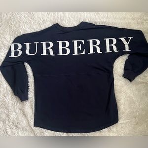 Burberry Navy Blue Sweatshirt